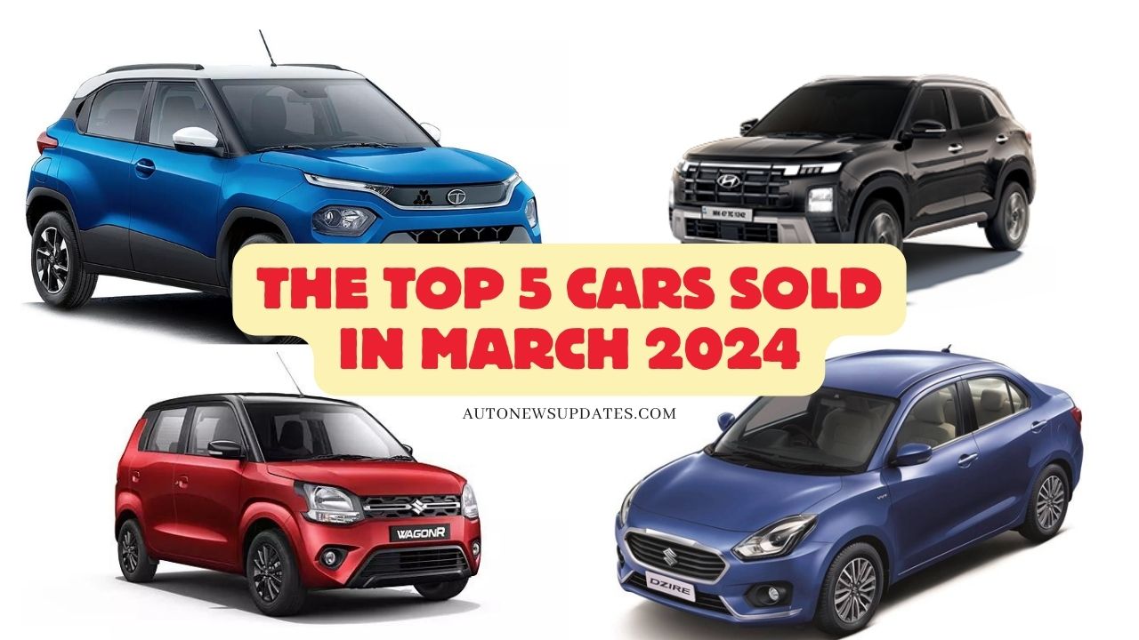 The Top 5 Cars Sold in March 2024